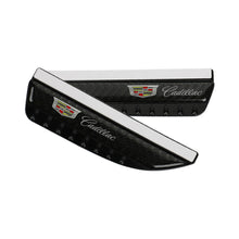 Load image into Gallery viewer, Brand New 2PCS Universal Cadillac Carbon Fiber Rear View Side Mirror Visor Shade Rain Shield Water Guard