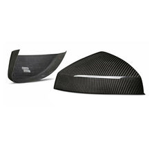 Load image into Gallery viewer, Brand New Audi A3 2015-2021 Real Carbon Fiber Side View Mirror Cover Caps Fits Without Lane Assist