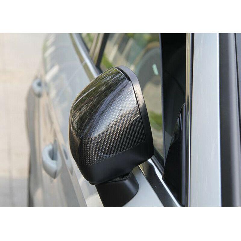 Brand New Audi S3 2015-2021 Real Carbon Fiber Side View Mirror Cover Caps Fits Without Lane Assist