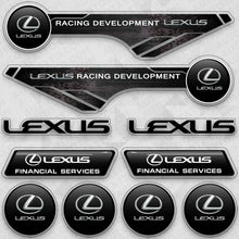 Load image into Gallery viewer, Brand New Universal Lexus Racing F-Sport Car Logo Sticker Vinyl 3D Decal Stripes Decoration Gift