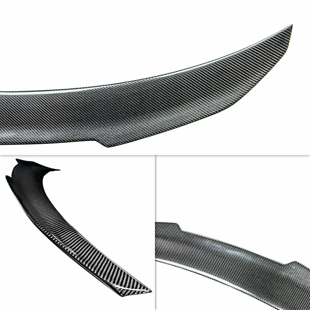 BRAND NEW 2015-2019 BMW F16 F86 X6 X6M HIGH KICK Real Carbon Fiber Rear Trunk PSM Spoiler