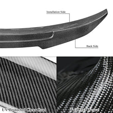Load image into Gallery viewer, BRAND NEW 2006-2011 BMW E90 3 SERIES 323i 328i 335i &amp; 2008-2011 BMW M3 SEDAN Real Carbon Fiber Rear Trunk PSM Spoiler