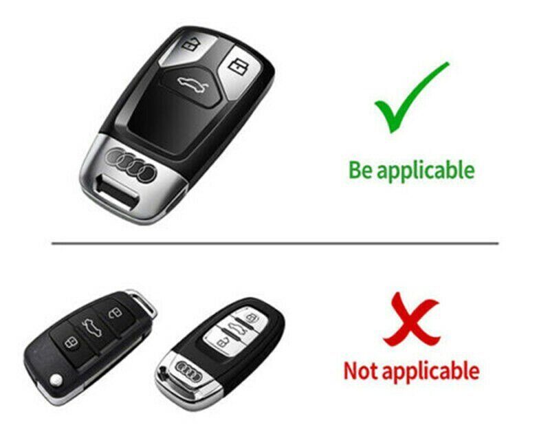 Brand New Audi A4 A5 S4 S5 Q5 Q7 TT Real Carbon Fiber Remote Key Shell Cover Case