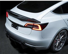 Load image into Gallery viewer, Brand New Tesla Model 3 Sedan 2017-2023 Rear Lower Lip Bumper Diffuser Real Carbon Fiber