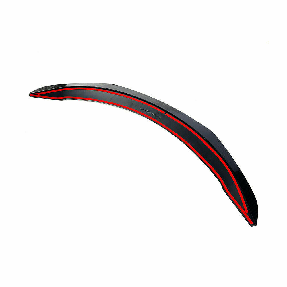 Brand New 2016-2023 Tesla Model 3 Real Carbon Fiber V-Style Trunk Spoiler Wing
