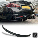 Brand New Real Carbon Fiber Trunk Lip Spoiler Wing Fits 2013-2020 BMW F32 4-Series Coupe