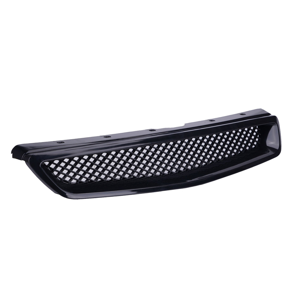 Brand New 1999-2000 Honda Civic EK JDM EM1 EJ8 Jdm Type R Black Mesh ABS Front Hood Grille Grill