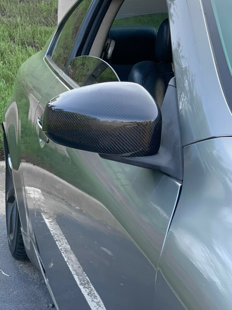 Brand New 2003-2007 Infiniti G35 2DR Coupe Real Carbon Fiber Side View Mirror Cover Caps