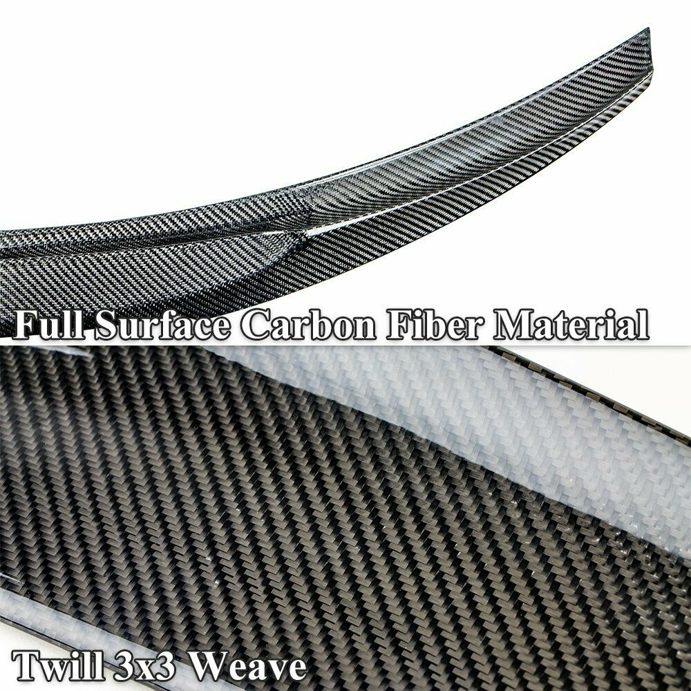 Brand New Real Carbon Fiber Trunk Lip Spoiler Wing Fits 2013-2020 BMW F32 4-Series Coupe