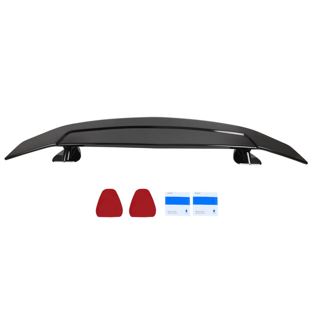 Brand New Universal 52" Dragon-1 Glossy Black Abs Gt Rear Trunk ADJUSTABLE SPOILER WING