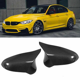 Brand New 2015-2020 BMW M3 F80 Real Carbon Fiber Side View Mirror Cover Caps