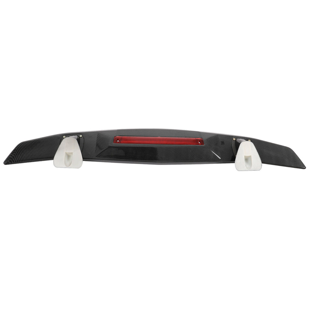 Brand New Universal 52" Dragon-1 Carbon Fiber Style ABS GT Rear Trunk ADJUSTABLE SPOILER WING