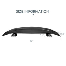 Load image into Gallery viewer, Brand New Universal 52&quot; Dragon-1 Carbon Fiber Style ABS GT Rear Trunk ADJUSTABLE SPOILER WING