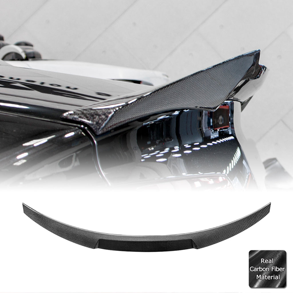 Brand New Real Carbon Fiber A4 Trunk Spoiler Wing MV For 2016-2021 Audi A4 S4 (B9) Sedan