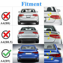 Load image into Gallery viewer, Brand New Real Carbon Fiber A4 Trunk Spoiler Wing MV For 2016-2021 Audi A4 S4 (B9) Sedan