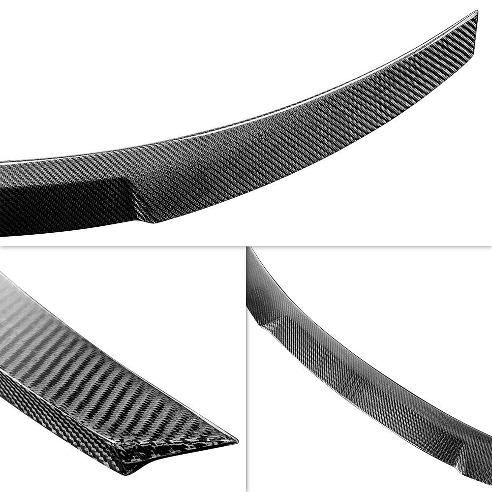 Brand New Real Carbon Fiber A4 Trunk Spoiler Wing MV For 2016-2021 Audi A4 S4 (B9) Sedan