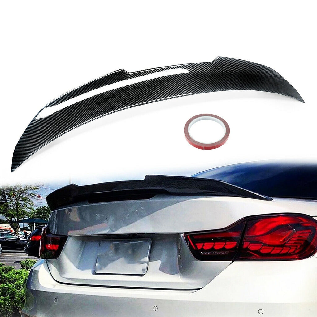 Brand New Real Carbon Fiber Trunk Lip PSM HIGHKICK Spoiler Wing Fits 2014-2020 BMW F33 F83 M4 CONVERTIBLE 4-Series