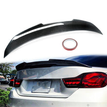 Load image into Gallery viewer, Brand New Real Carbon Fiber Trunk Lip PSM HIGHKICK Spoiler Wing Fits 2014-2020 BMW F33 F83 M4 CONVERTIBLE 4-Series