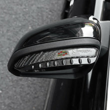 Load image into Gallery viewer, Brand New 2PCS Universal Cadillac Carbon Fiber Rear View Side Mirror Visor Shade Rain Shield Water Guard