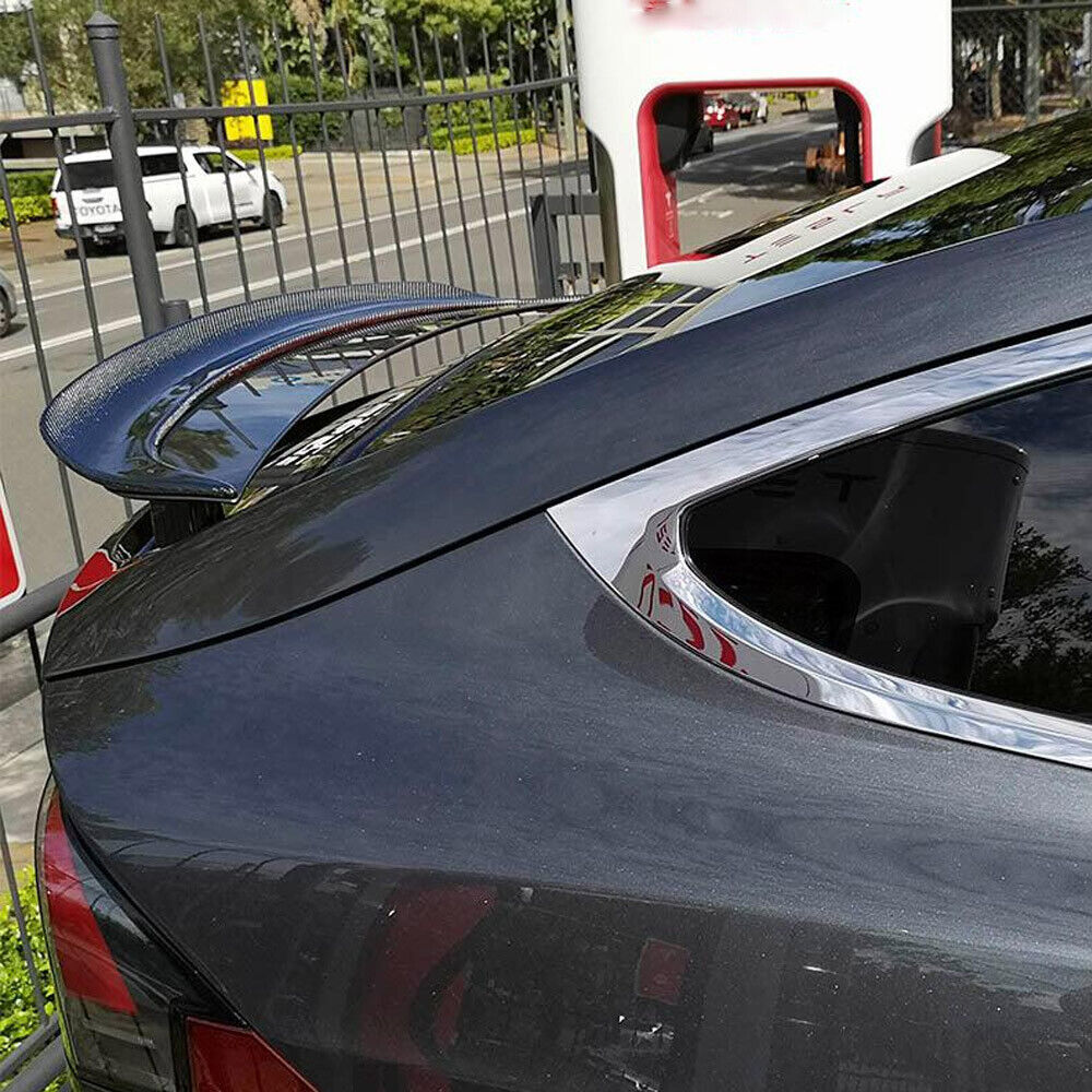 Brand New Tesla Model X Real Carbon Fiber Trunk Spoiler 2016-2021 – JK ...
