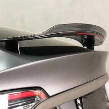 Load image into Gallery viewer, Brand New Tesla Model X Real Carbon Fiber Trunk Spoiler 2016-2021