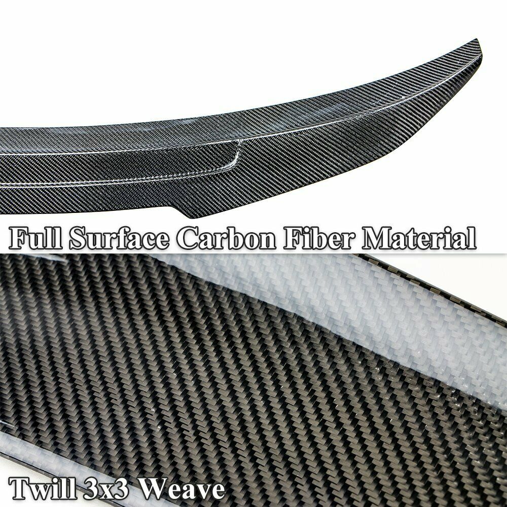 BRAND NEW 2015-2019 BMW F16 F86 X6 X6M HIGH KICK Real Carbon Fiber Rear Trunk PSM Spoiler