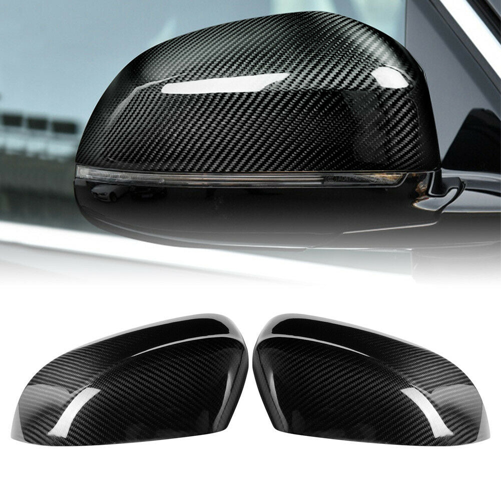 Brand New 2015-2018 BMW X4 F26 Real Carbon Fiber Side View Mirror Cover Caps