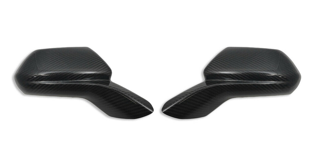 Brand New 2016-2022 Chevy Camaro Real Carbon Fiber Side View Mirror Cover Caps