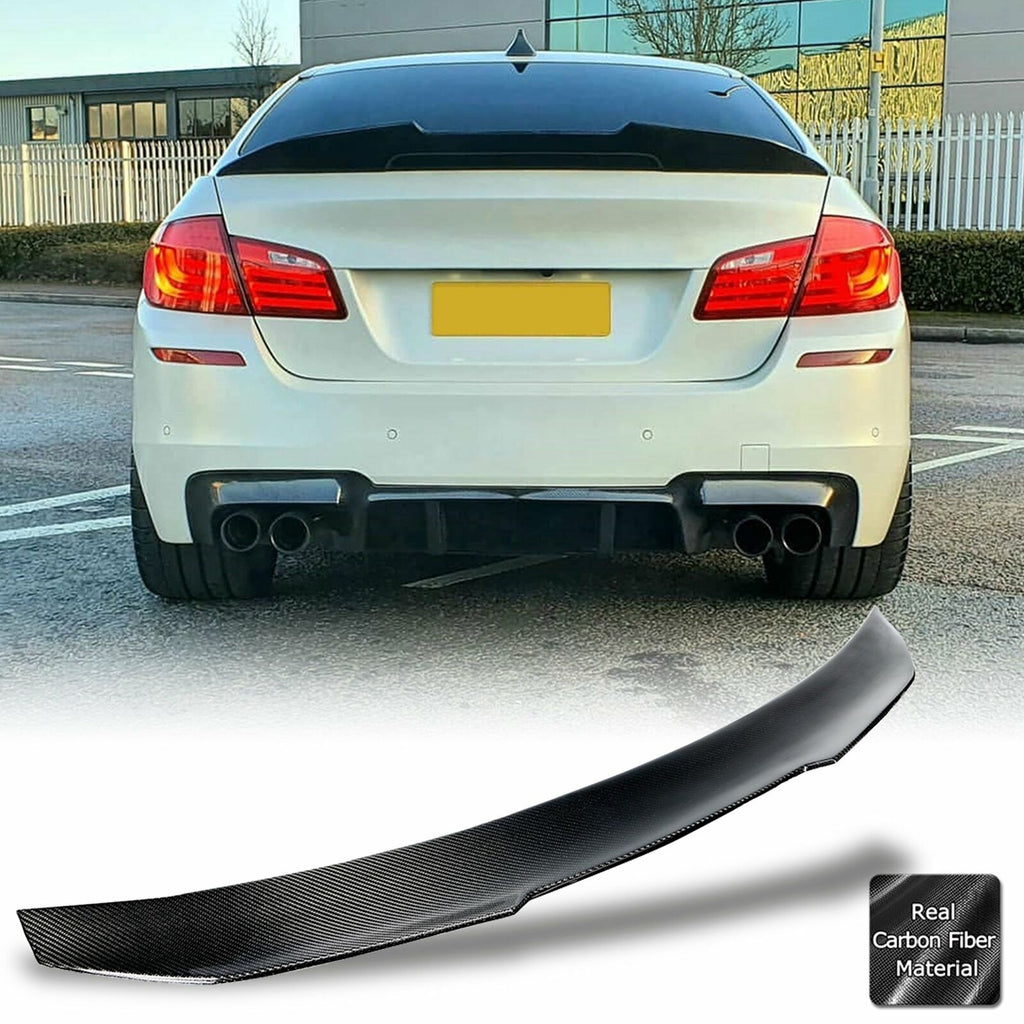 BRAND NEW 2011-2016 BMW F10 5 Series F10 F18 528i 535i 550i & M5 Real Carbon Fiber Rear Trunk PSM Spoiler