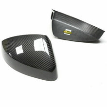 Load image into Gallery viewer, Brand New Audi A3 2015-2021 Real Carbon Fiber Side View Mirror Cover Caps Fits Lane Assist