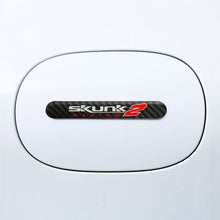 Load image into Gallery viewer, Brand New 4PCS Skunk2 Real Carbon Fiber Black Car Trunk Side Fenders Door Badge Scratch Guard Sticker