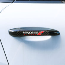 Load image into Gallery viewer, Brand New 4PCS Skunk2 Real Carbon Fiber Black Car Trunk Side Fenders Door Badge Scratch Guard Sticker