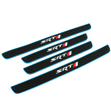 Load image into Gallery viewer, Brand New 4PCS Universal SRT Blue Rubber Car Door Scuff Sill Cover Panel Step Protector