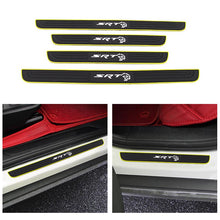 Load image into Gallery viewer, Brand New 4PCS Universal SRT Yellow Rubber Car Door Scuff Sill Cover Panel Step Protector