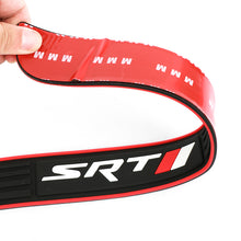 Load image into Gallery viewer, Brand New 4PCS Universal SRT Red Rubber Car Door Scuff Sill Cover Panel Step Protector