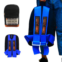 Load image into Gallery viewer, Brand New JDM STI Bride Racing Blue Harness Adjustable Shoulder Strap Backpack