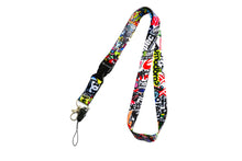 Load image into Gallery viewer, BRAND NEW STICKERBOMB JDM Car Keychain Tag Rings Keychain JDM Drift Lanyard