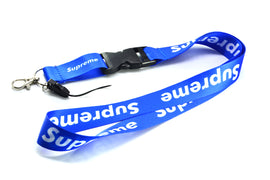 BRAND NEW SUPREME JDM Car Keychain Tag Rings Keychain JDM Drift Lanyard Blue