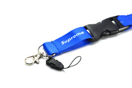 BRAND NEW SUPREME JDM Car Keychain Tag Rings Keychain JDM Drift Lanyard Blue