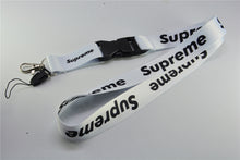 Load image into Gallery viewer, BRAND NEW SUPREME JDM Car Keychain Tag Rings Keychain JDM Drift Lanyard White