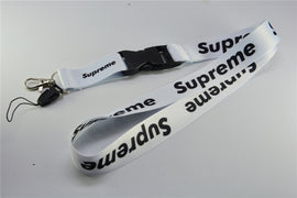 BRAND NEW SUPREME JDM Car Keychain Tag Rings Keychain JDM Drift Lanyard White