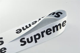 BRAND NEW SUPREME JDM Car Keychain Tag Rings Keychain JDM Drift Lanyard White