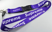 Load image into Gallery viewer, BRAND NEW SUPREME JDM Car Keychain Tag Rings Keychain JDM Drift Lanyard Purple