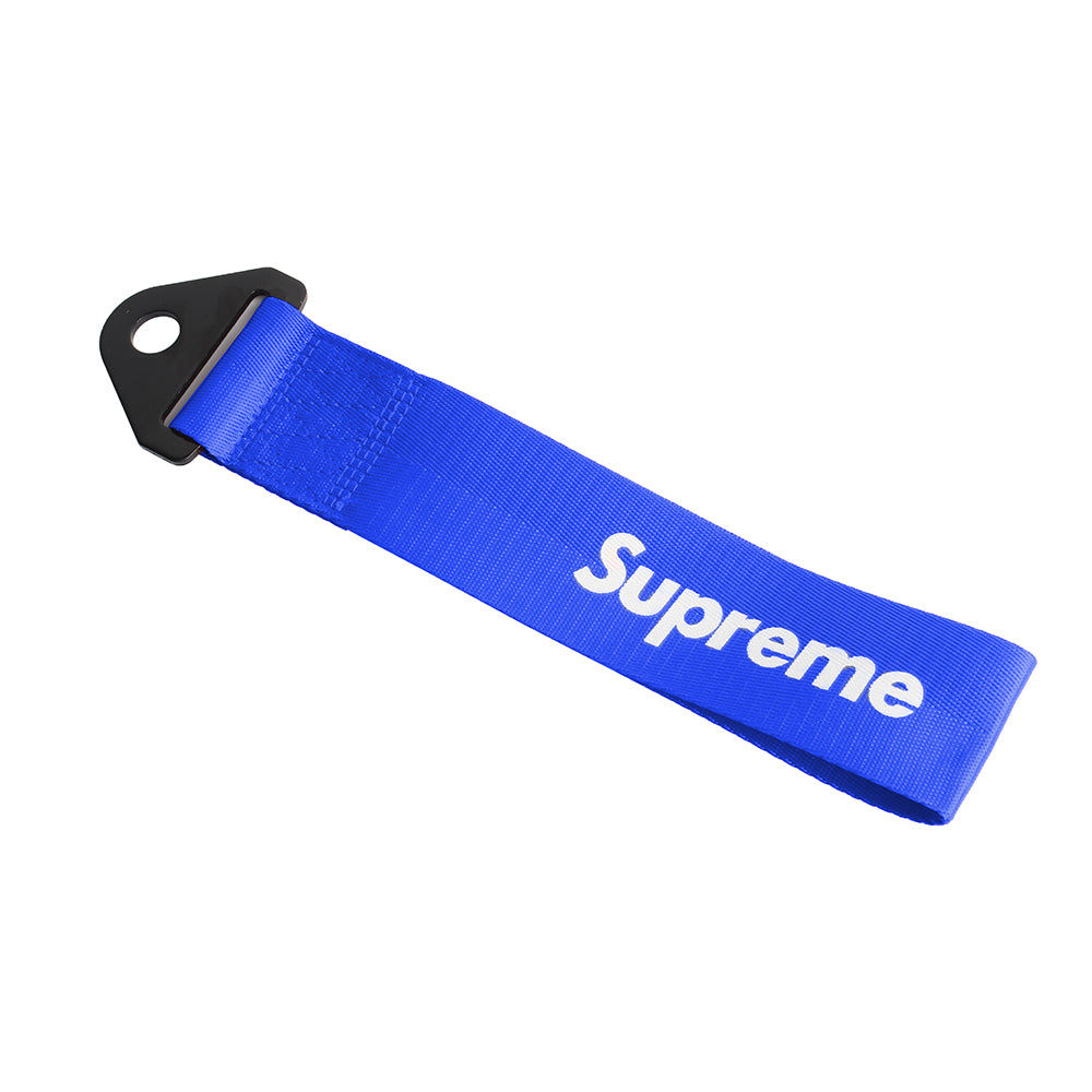 Brand New Supreme Race High Strength Blue Tow Towing Strap Hook For Front / REAR BUMPER JDM