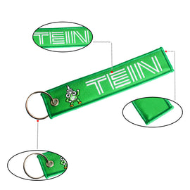 BRAND NEW JDM TEIN GREEN DOUBLE SIDE Racing Cell Holders Keychain Universal
