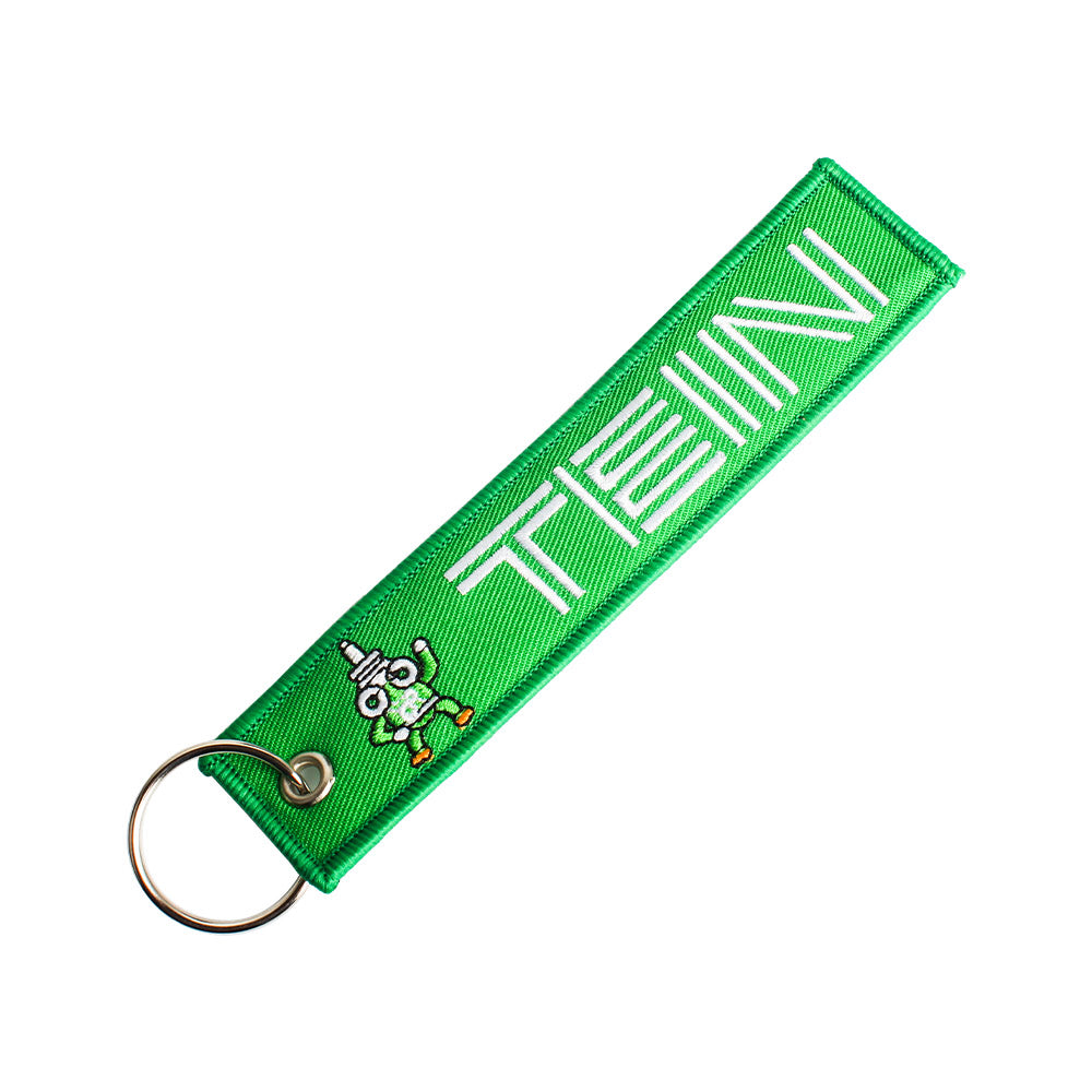 BRAND NEW JDM TEIN GREEN DOUBLE SIDE Racing Cell Holders Keychain Universal