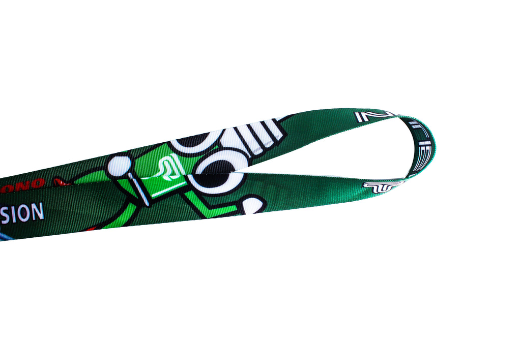 BRAND NEW TEIN JDM Car Keychain Tag Rings Keychain JDM Drift Lanyard Green