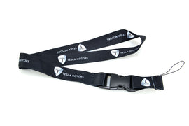 BRAND NEW TESLA JDM Car Keychain Tag Rings Keychain JDM Drift Lanyard Black