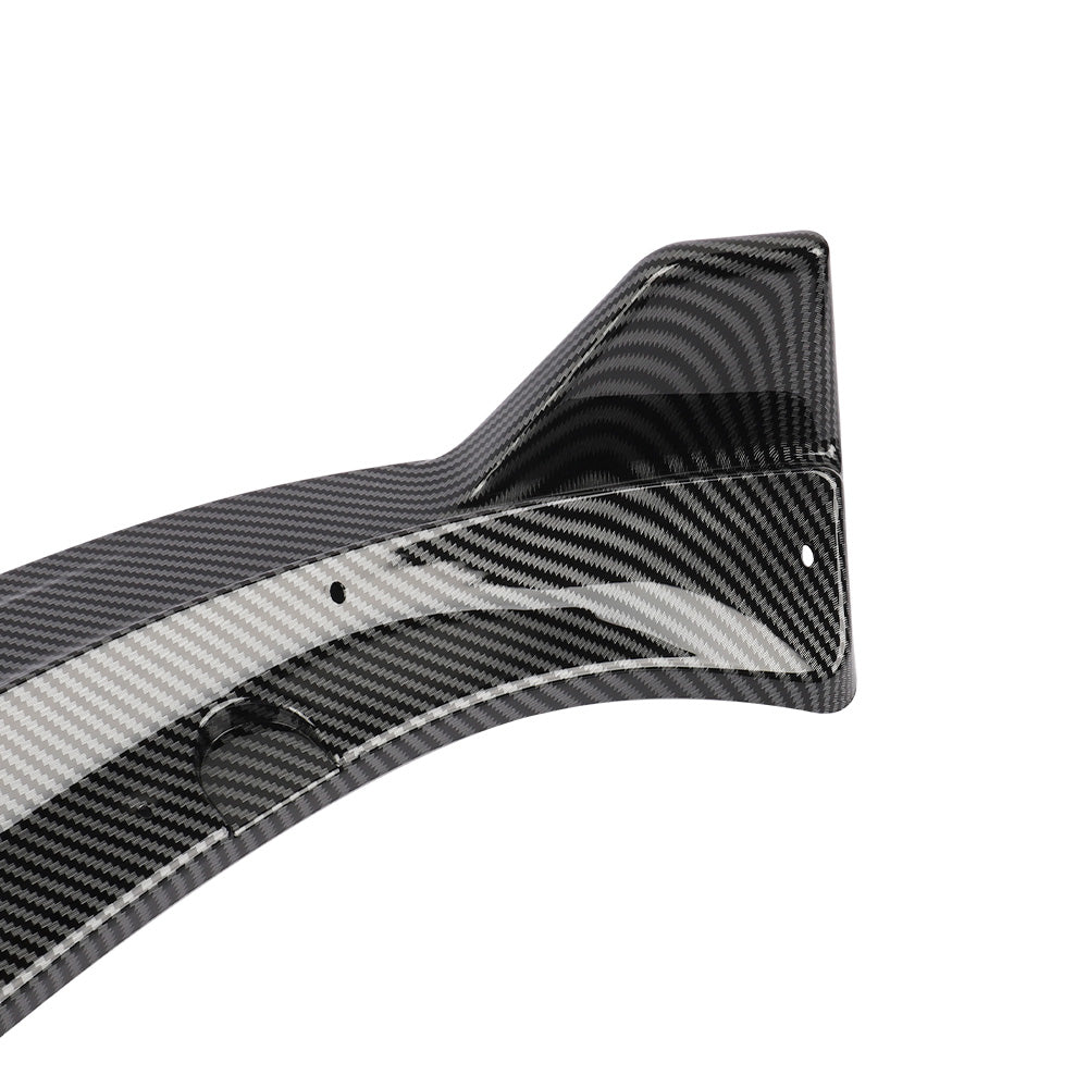 Brand New 3PCS 2017-2023 Tesla Model 3 Sedan Carbon Fiber Look Front Bumper Body Kit Lip