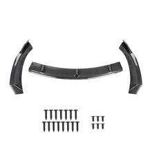 Load image into Gallery viewer, Brand New 3PCS 2017-2023 Tesla Model 3 Sedan Carbon Fiber Look Front Bumper Body Kit Lip